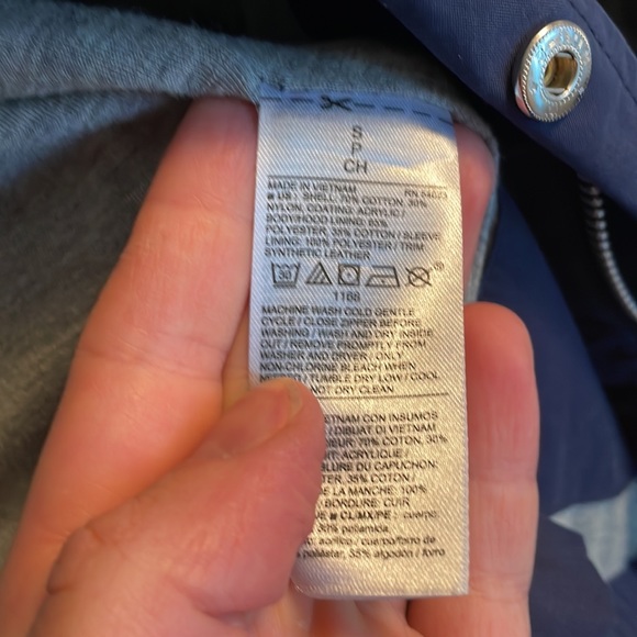 Men’s Old Navy blue spring jacket. Size small - Picture 4 of 5